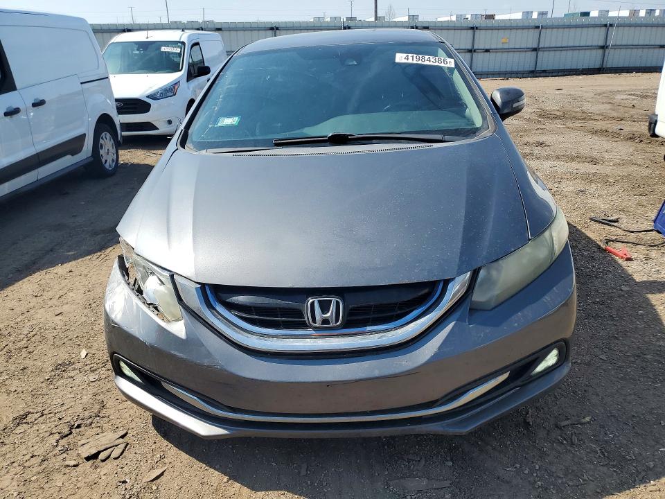 2013 Honda Civic VIN 19XFB4F30DE003409 COPART salvage auction — SIDE, Il - Salvage Certificate, sold $800 on 2026-07-09 (photo 5)