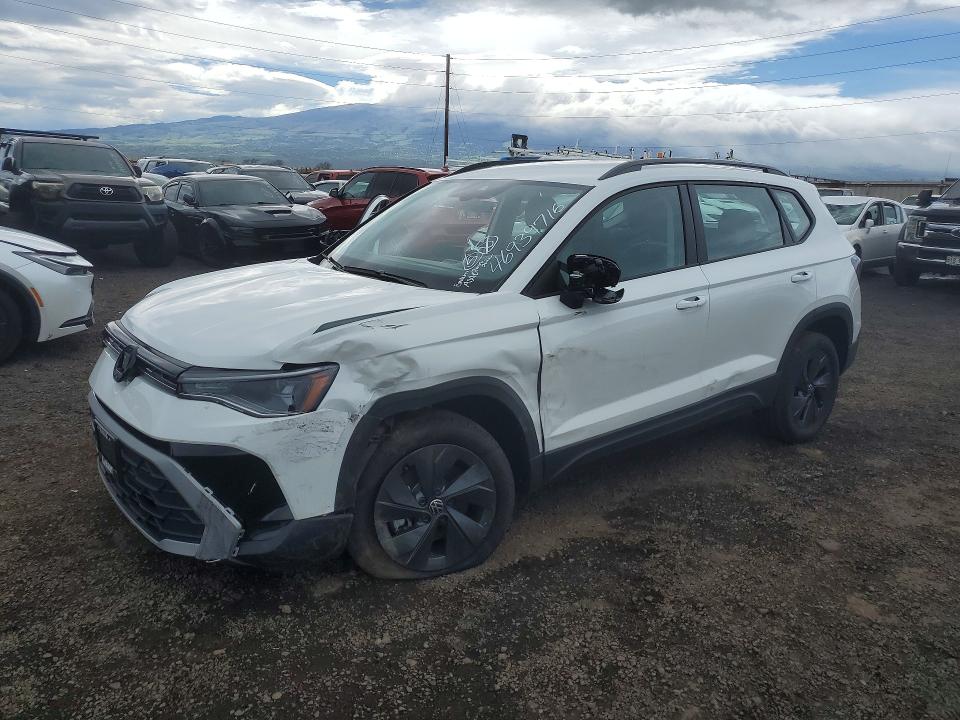 2025 Volkswagen Taos VIN 3VV5C7B24SM089318 — COPART salvage auction photo