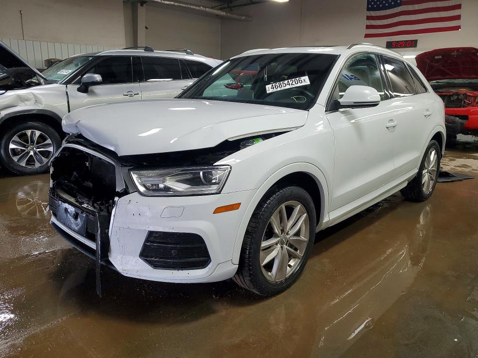 2016 Audi Q3 VIN WA1EFCFS5GR013017 COPART salvage auction — FRONT END, Il - Salvage Certificate, sold $3,700 on 2026-07-07 (photo 1)