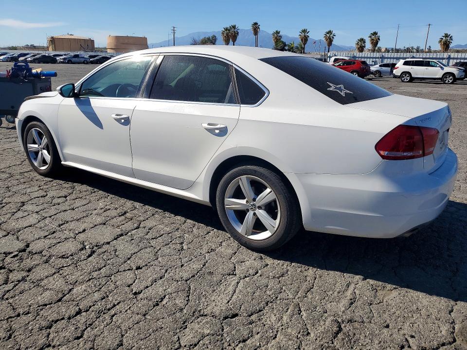 2012 Volkswagen Passat VIN 1VWBP7A37CC036712 COPART salvage auction — FRONT END, Ca - Salvage Certificate, sold $850 on 2026-07-09 (photo 2)