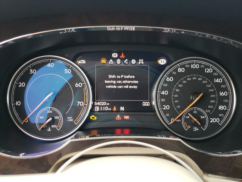 2017 Bentley Bentayga VIN SJAAC2ZVXHC014876 COPART salvage auction — FRONT END, Nj - Cert Of Title-Salvage, sold $28,250 on 2026-07-31 (photo 9)