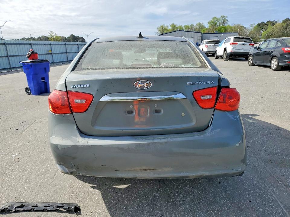 2010 Hyundai Elantra VIN KMHDU4ADXAU093081 COPART salvage auction — FRONT END, Nc - Salvage Certificate Of Title, sold $450 on 2026-07-09 (photo 6)