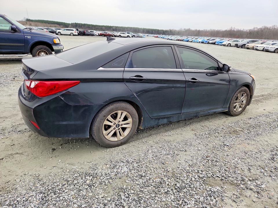 2014 Hyundai Sonata VIN 5NPEB4AC9EH939836 COPART salvage auction — FRONT END, Sc - Cert Of Title-Salvage, sold $625 on 2026-07-19 (photo 3)