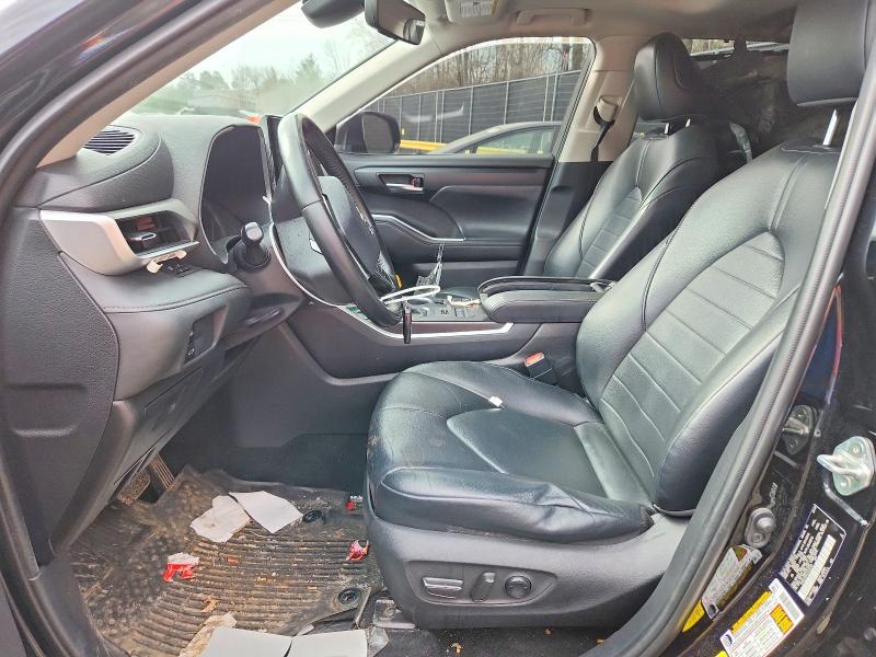 2020 Toyota Highlander VIN 5TDGZRBH3LS018750 COPART salvage auction — FRONT END, Md - Cert Of Salvage > 75% Damage, sold $15,100 on 2026-07-10 (photo 7)