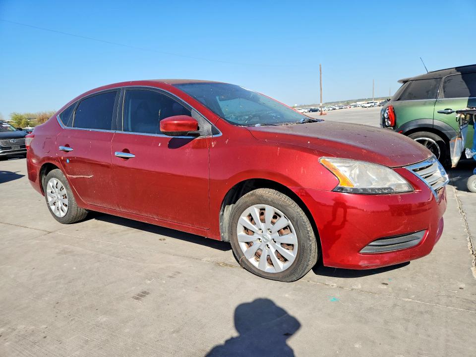 2015 Nissan Sentra VIN 3N1AB7AP3FY252040 COPART salvage auction — SIDE, Tx - Certificate Of Title, sold $800 on 2026-07-09 (photo 4)