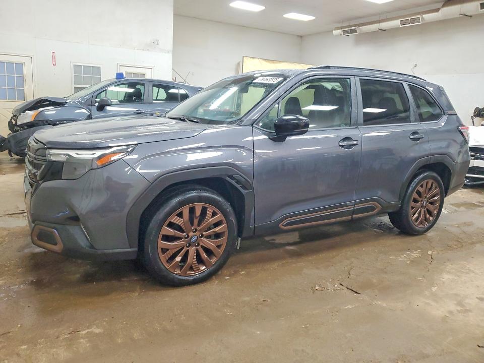 2025 Subaru Forester VIN JF2SLDHC4SH501100 COPART salvage auction — FRONT END, Mi - Certificate Of Title, sold $9,300 on 2026-07-22 (photo 1)