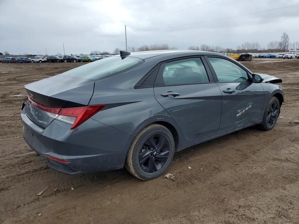 2023 Hyundai Elantra VIN KMHLM4AJ1PU078852 COPART salvage auction — FRONT END, Mi - Scrap Certificate Of Title, sold $1,950 on 2026-07-17 (photo 3)
