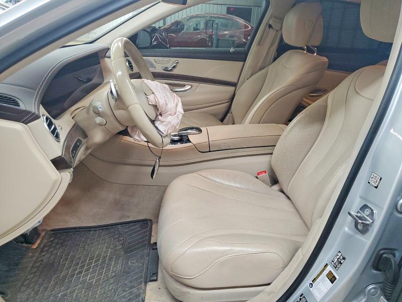 2019 Mercedes-benz S-klasse VIN WDDUG6GB7KA454918 COPART salvage auction — FRONT END, NC - SALVAGE CERTIFICATE OF TITLE, sold $7,200 on 2026-07-29 (photo 7)