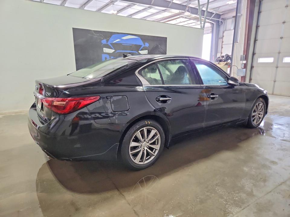 2021 Infiniti Q50 VIN JN1EV7AR4MM751956 COPART salvage auction — FRONT END, Wv - Salvage Cert - Flood Damaged, sold $725 on 2026-07-02 (photo 3)