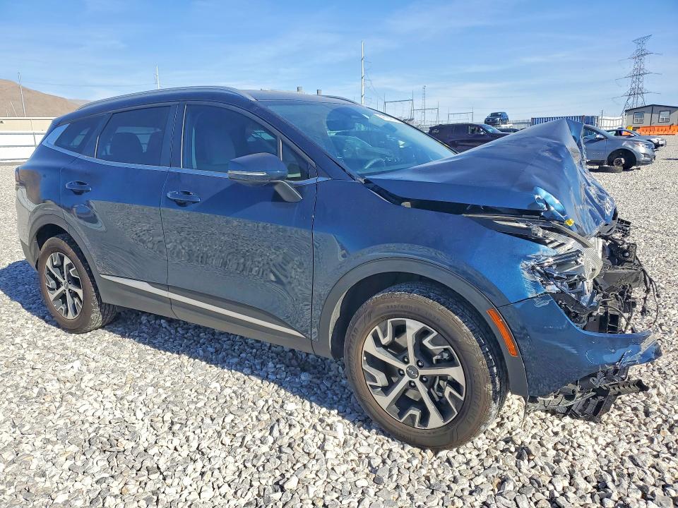 2025 Kia Sportage VIN KNDPVCDGXS7237307 COPART salvage auction — FRONT END, Ut - Salvage Certificate, sold $5,800 on 2026-07-06 (photo 4)