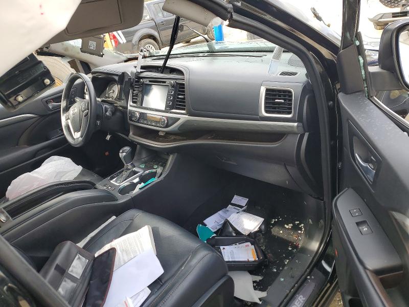 2018 Toyota Highlander VIN 5TDDZRFHXJS865890 COPART salvage auction — SIDE, VA - CERT OF TITLE - SALVAGE, sold $3,950 on 2026-07-14 (photo 8)