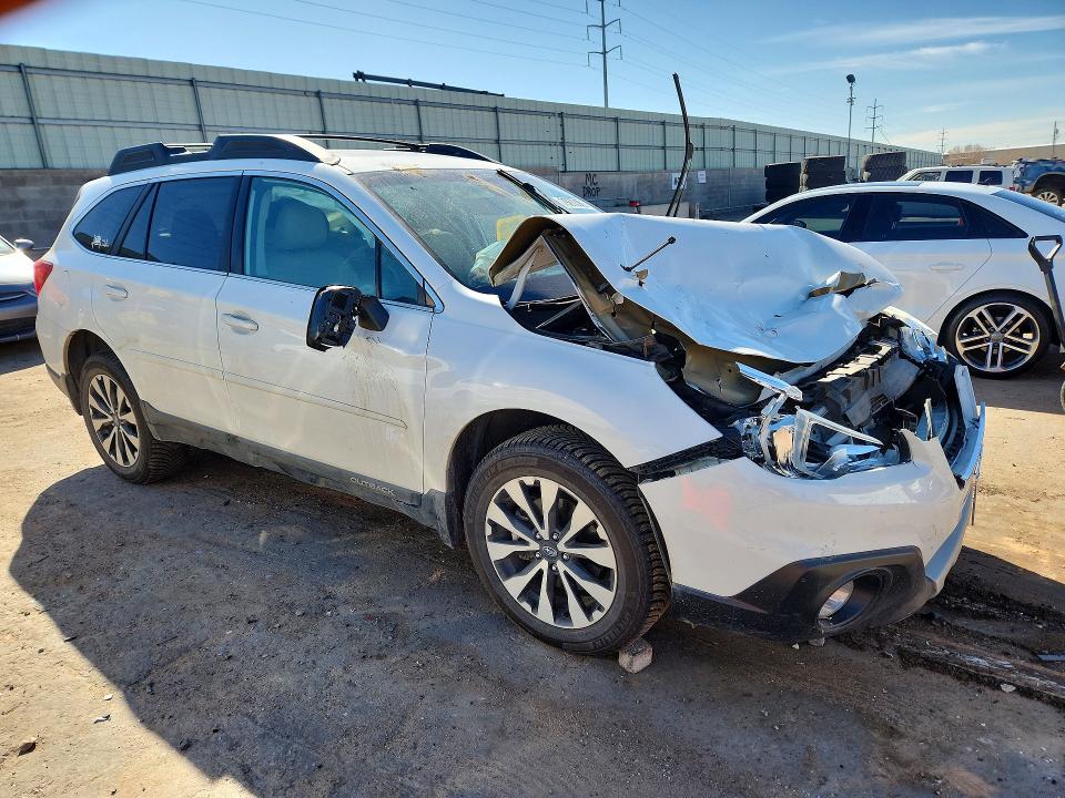 2017 Subaru Outback VIN 4S4BSENC1H3206467 COPART salvage auction — FRONT END, Nm - Certificate Of Title, sold $2,300 on 2026-08-24 (photo 4)