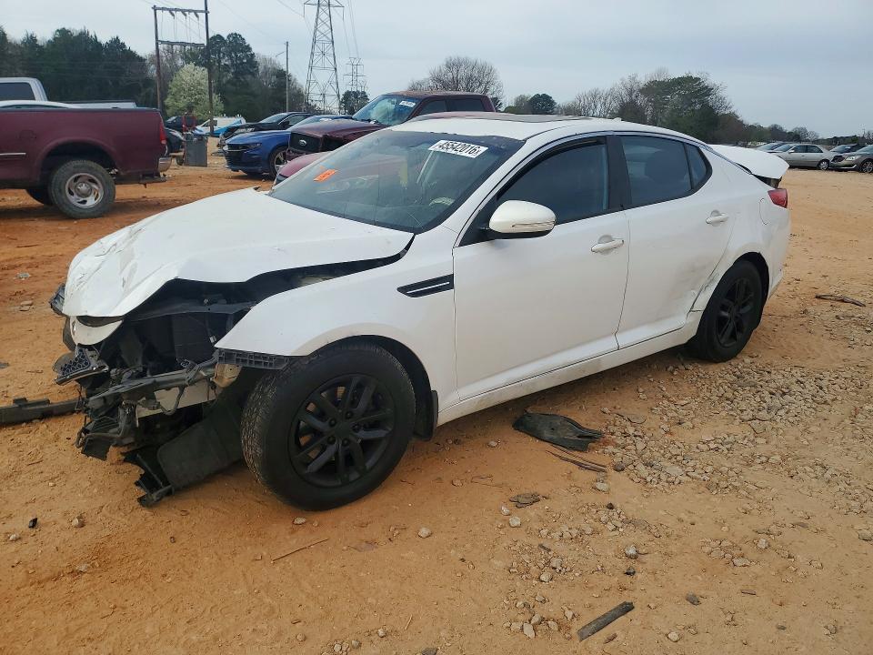 2011 Kia Optima VIN KNAGM4A70B5106750 COPART salvage auction — FRONT END, Nc - Salvage Certificate Of Title, sold $250 on 2026-07-06 (photo 1)