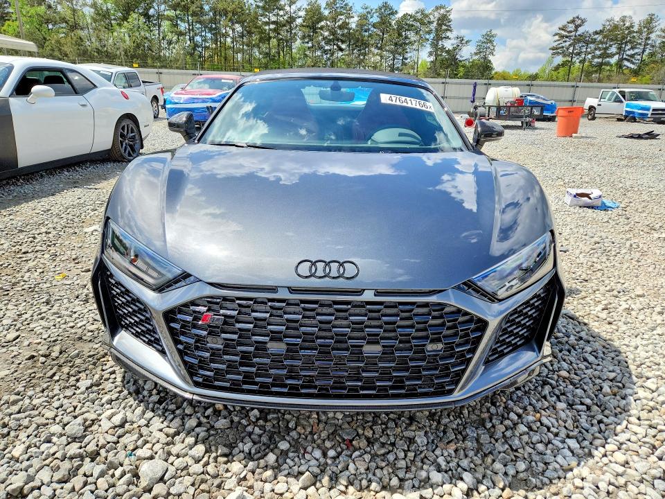 2023 Audi R8 VIN WUA4BCFX7P7902232 COPART salvage auction — SIDE, Ga - Cert Of Title-Salvage, sold $117,000 on 2026-07-14 (photo 5)