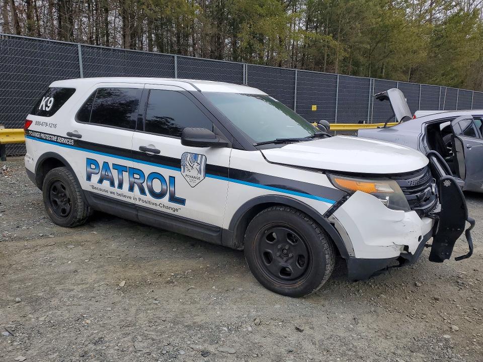 2014 Ford Explorer VIN 1FM5K8AR3EGC60270 COPART salvage auction — FRONT END, MD - CERT OF SALVAGE > 75% DAMAGE, sold $750 on 2026-07-02 (photo 4)