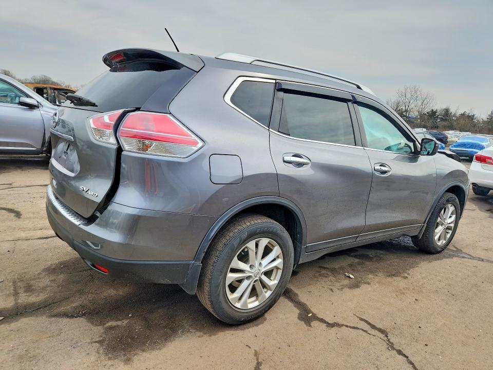 2016 Nissan Rogue VIN KNMAT2MV0GP700082 COPART salvage auction — FRONT END, Nh - Cert Of Title-Salvage, sold $650 on 2026-07-07 (photo 3)