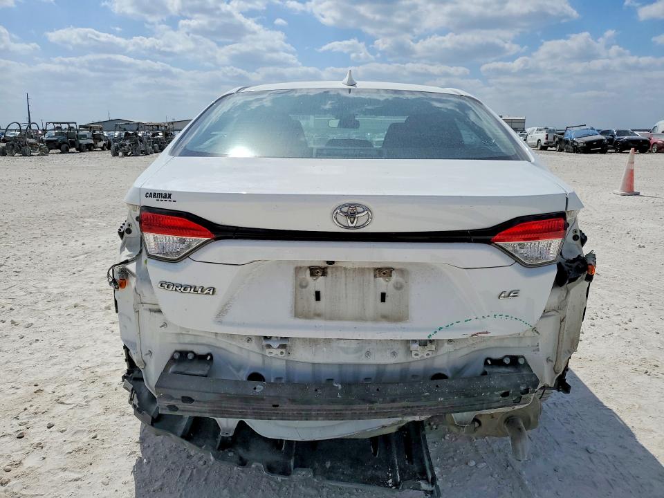 2020 Toyota Corolla VIN 5YFEPRAE0LP096884 COPART salvage auction — REAR END, Tx - Salvage Vehicle Title, sold $5,200 on 2026-07-02 (photo 6)