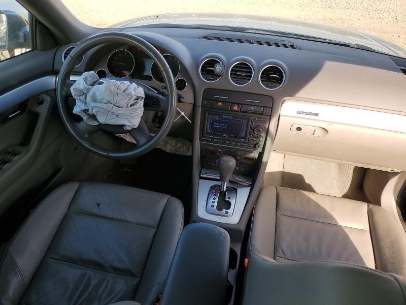 2009 Audi A4 VIN WAUDF48H69K007969 COPART salvage auction — FRONT END, Mn - Cert Of Title-Prior Salvage, sold $300 on 2026-07-28 (photo 8)