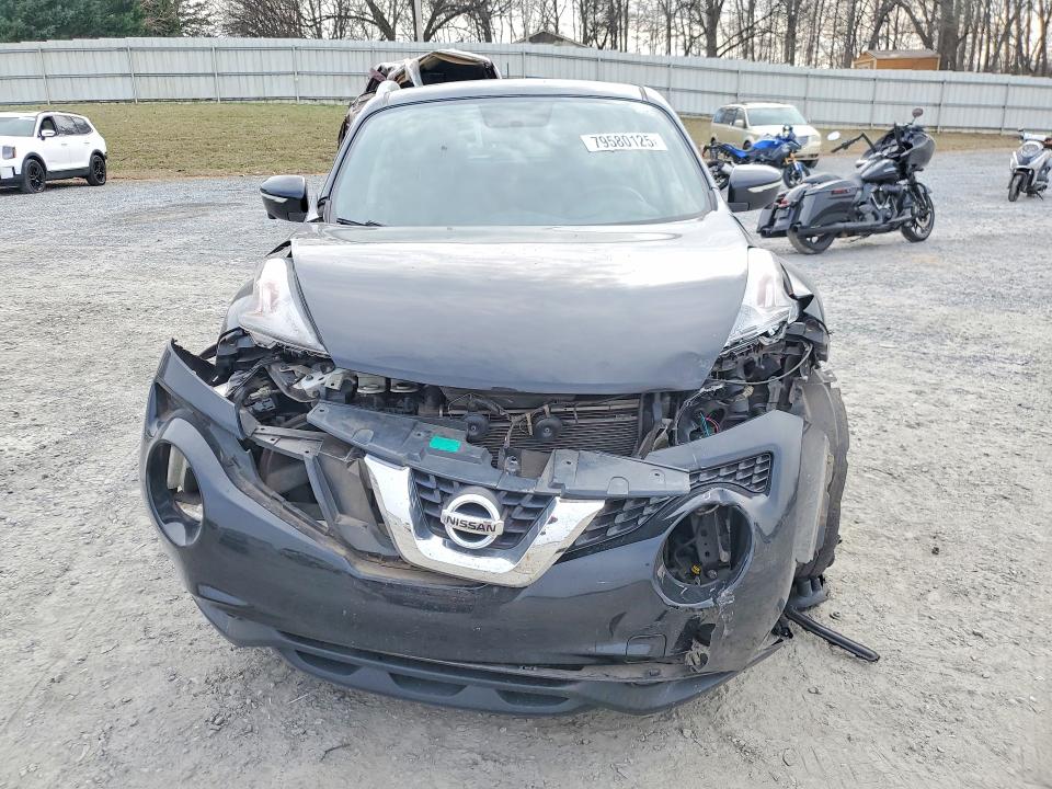 2015 Nissan Juke VIN JN8AF5MR8FT503781 COPART salvage auction — FRONT END, Nc - Salvage Certificate Of Title, sold $1,050 on 2026-07-08 (photo 5)