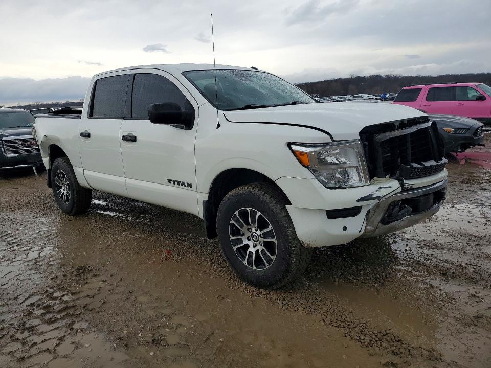 2021 Nissan TITAN VIN 1N6AA1ED4MN535180 COPART salvage auction — FRONT END, Ks - Cert Of Title-Salvage, sold $6,700 on 2026-07-30 (photo 4)