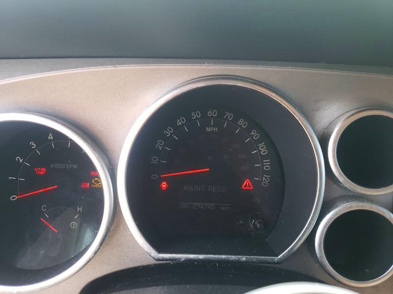 2010 Toyota Sequoia VIN 5TDKY5G14AS024653 COPART salvage auction — MINOR DENT/SCRATCHES, Nc - Dealer Only Clean Title (P), sold $3,450 on 2026-07-21 (photo 9)
