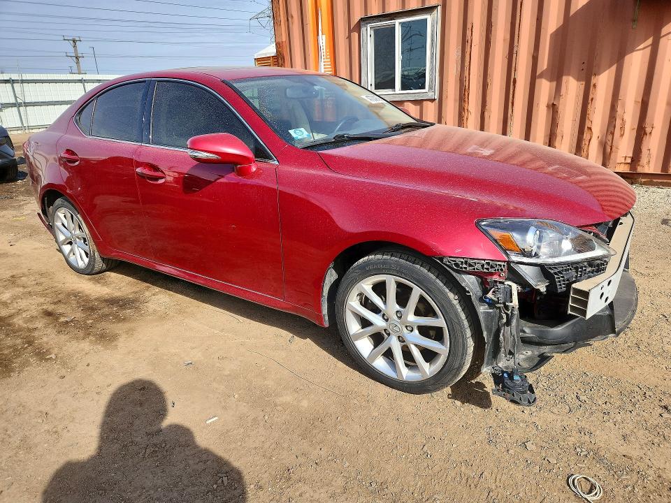 2012 Lexus Is VIN JTHCF5C20C5052837 COPART salvage auction — FRONT END, Il - Salvage Certificate, sold $1,150 on 2026-07-02 (photo 4)