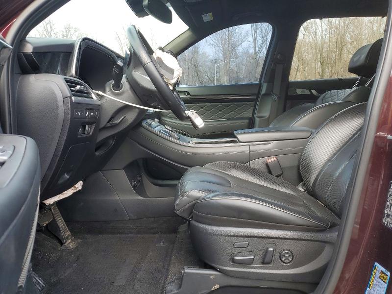 2022 Hyundai VIN KM8R7DHE6NU372299 COPART salvage auction — FRONT END, Md - Cert Of Salvage > 75% Damage, sold $9,000 on 2026-07-02 (photo 7)