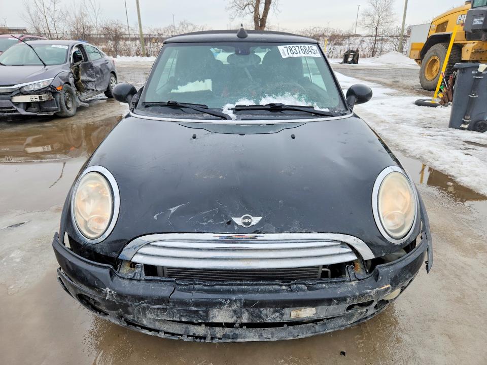 2010 Mini Cooper VIN WMWMR3C50ATZ19641 COPART salvage auction — FRONT END, Qc - Gravement Accidente, sold $1,150 on 2026-07-07 (photo 5)