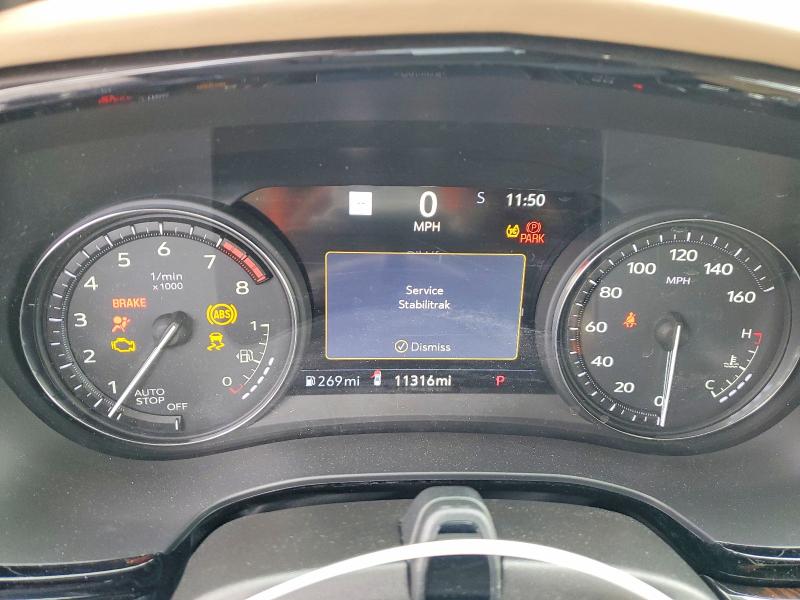 2025 Cadillac Xt6 VIN 1GYKPERS5SZ150815 COPART salvage auction — FRONT END, Ms - Cert Of Title-Salvaged, sold $14,500 on 2026-07-15 (photo 9)