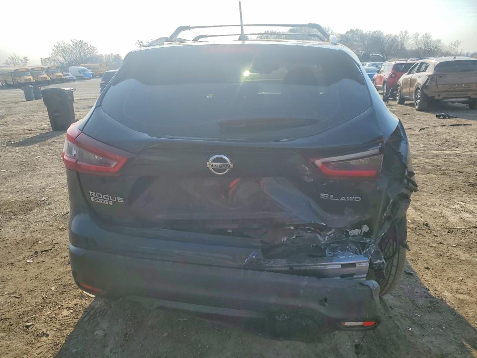 2021 Nissan Rogue VIN JN1BJ1CW7MW439262 COPART salvage auction — REAR END, Md - Cert Of Salvage > 75% Damage, sold $125 on 2026-07-02 (photo 6)