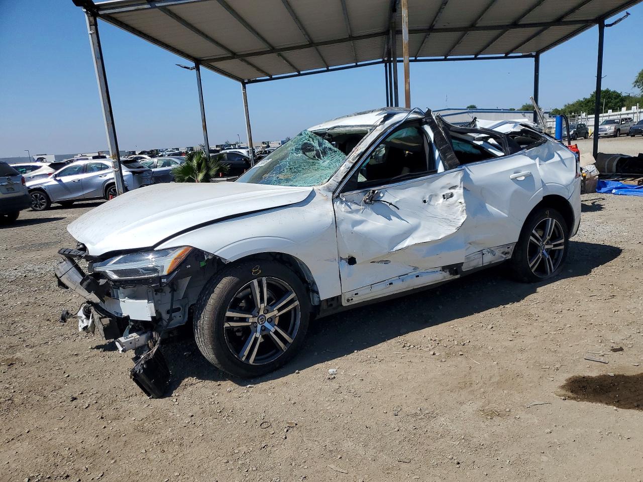 2020 Volvo XC60 VIN YV4102DK9L1411971 COPART salvage auction — Rollover, CA - SALVAGE CERTIFICATE, sold $1,350 on 2026-07-10 (photo 1)