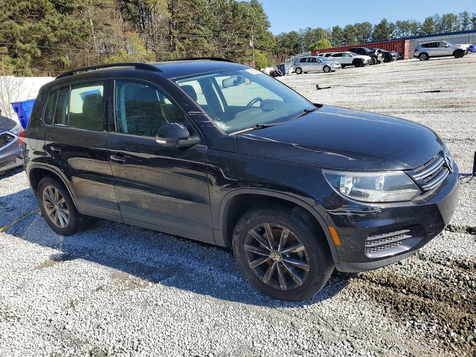 2018 Volkswagen Tiguan VIN WVGAV7AX9JK000476 COPART salvage auction — MECHANICAL, FL - CERTIFICATE OF TITLE, sold $2,150 on 2026-07-27 (photo 4)
