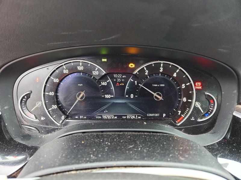 2017 BMW 5er VIN WBAJE7C38HG889876 COPART salvage auction — MINOR DENT/SCRATCHES, Md - Certificate Of Title, sold $6,100 on 2026-07-09 (photo 9)