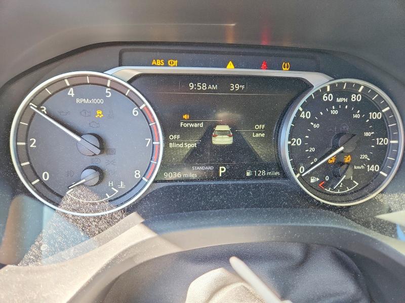 2024 Nissan Rogue VIN JN8BT3BA8RW361854 COPART salvage auction — FRONT END, Al - Cert Of Title-Salvage Title, sold $6,300 on 2026-07-14 (photo 9)
