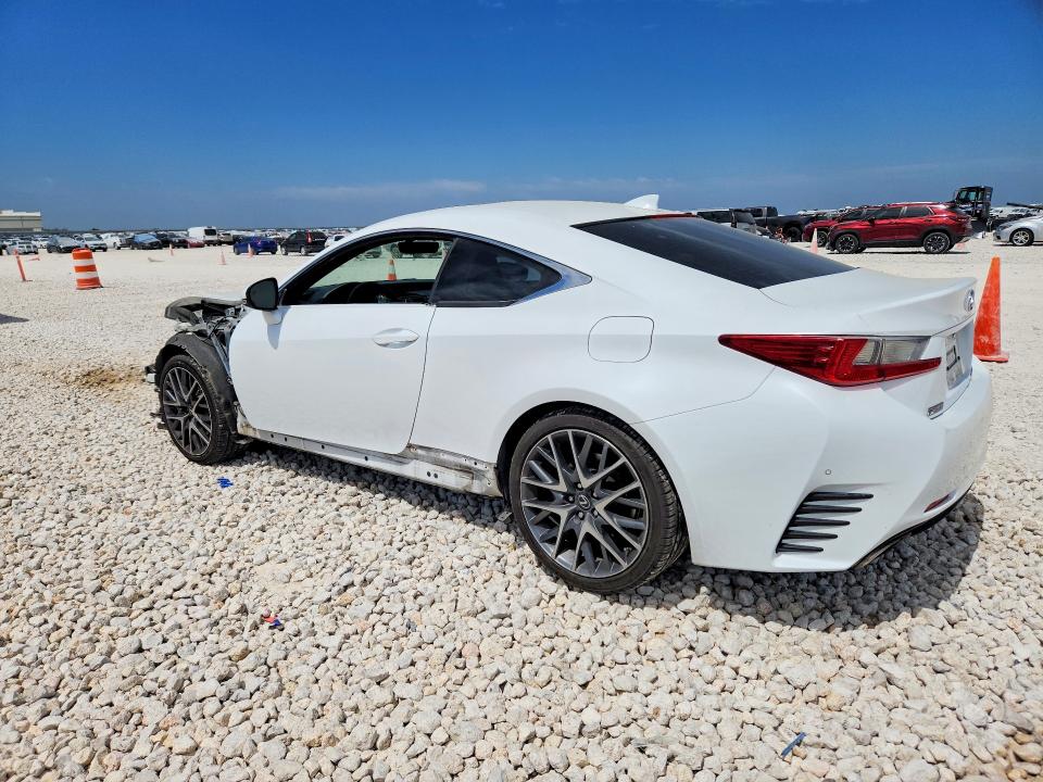 2015 Lexus Rc VIN JTHHE5BC6F5010163 COPART salvage auction — FRONT END, Tx - Salvage Vehicle Title, sold $3,550 on 2026-07-02 (photo 2)