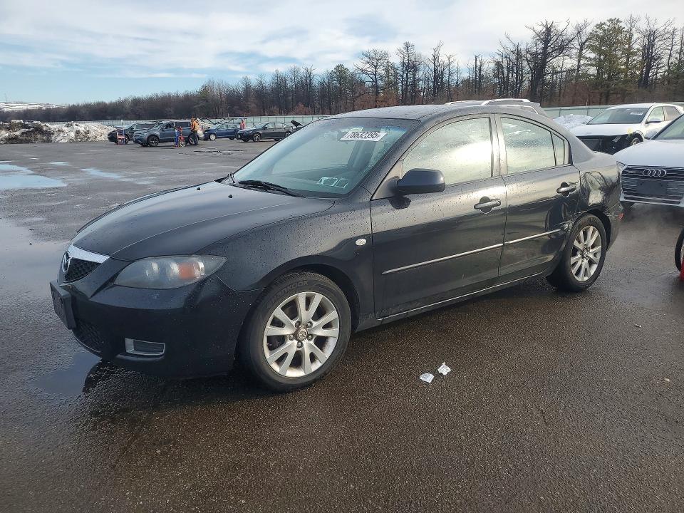 2008 Mazda 3 VIN JM1BK32GX81876627 COPART salvage auction — SIDE, Ny - Mv907A W/Unsatisfied Lien, sold $425 on 2026-07-06 (photo 1)