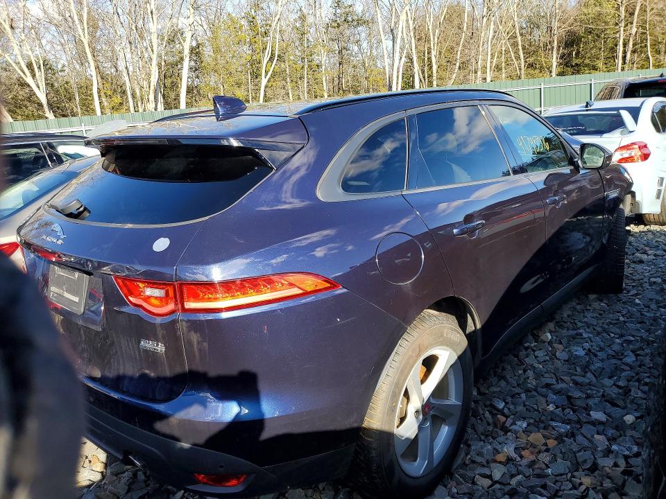 2018 Jaguar F-pace VIN SADCJ2FX6JA329618 COPART salvage auction — FRONT END, Nh - Cert Of Title-Salvage, sold $2,100 on 2026-07-02 (photo 3)