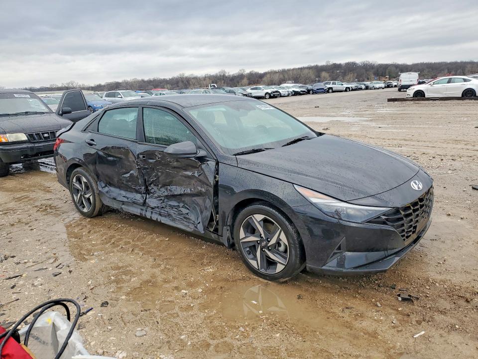 2023 Hyundai Elantra VIN KMHLS4AG6PU568021 COPART salvage auction — SIDE, Id - Salvage Certificate Of Title, sold $4,350 on 2026-07-30 (photo 4)
