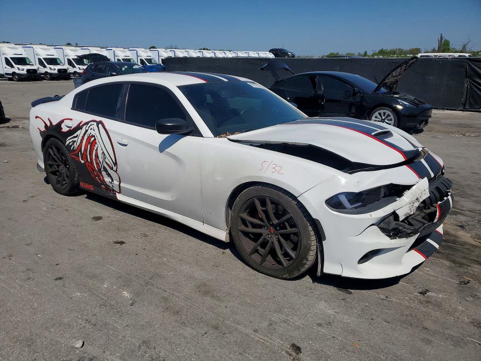 2019 Dodge Charger VIN 2C3CDXGJ5KH558731 COPART salvage auction — FRONT END, Fl - Cert Of Title Slvg Rebuildable, sold $14,400 on 2026-07-02 (photo 4)