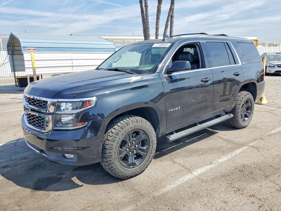 2018 Chevrolet Tahoe VIN 1GNSKBKC6JR141018 COPART salvage auction — VANDALISM, Tx - Certificate Of Title, sold $16,500 on 2026-07-28 (photo 1)