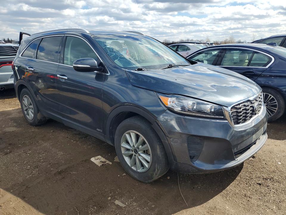 2019 Kia Sorento VIN 5XYPGDA39KG600295 COPART salvage auction — FRONT END, Il - Salvage Certificate, sold $3,600 on 2026-07-28 (photo 4)