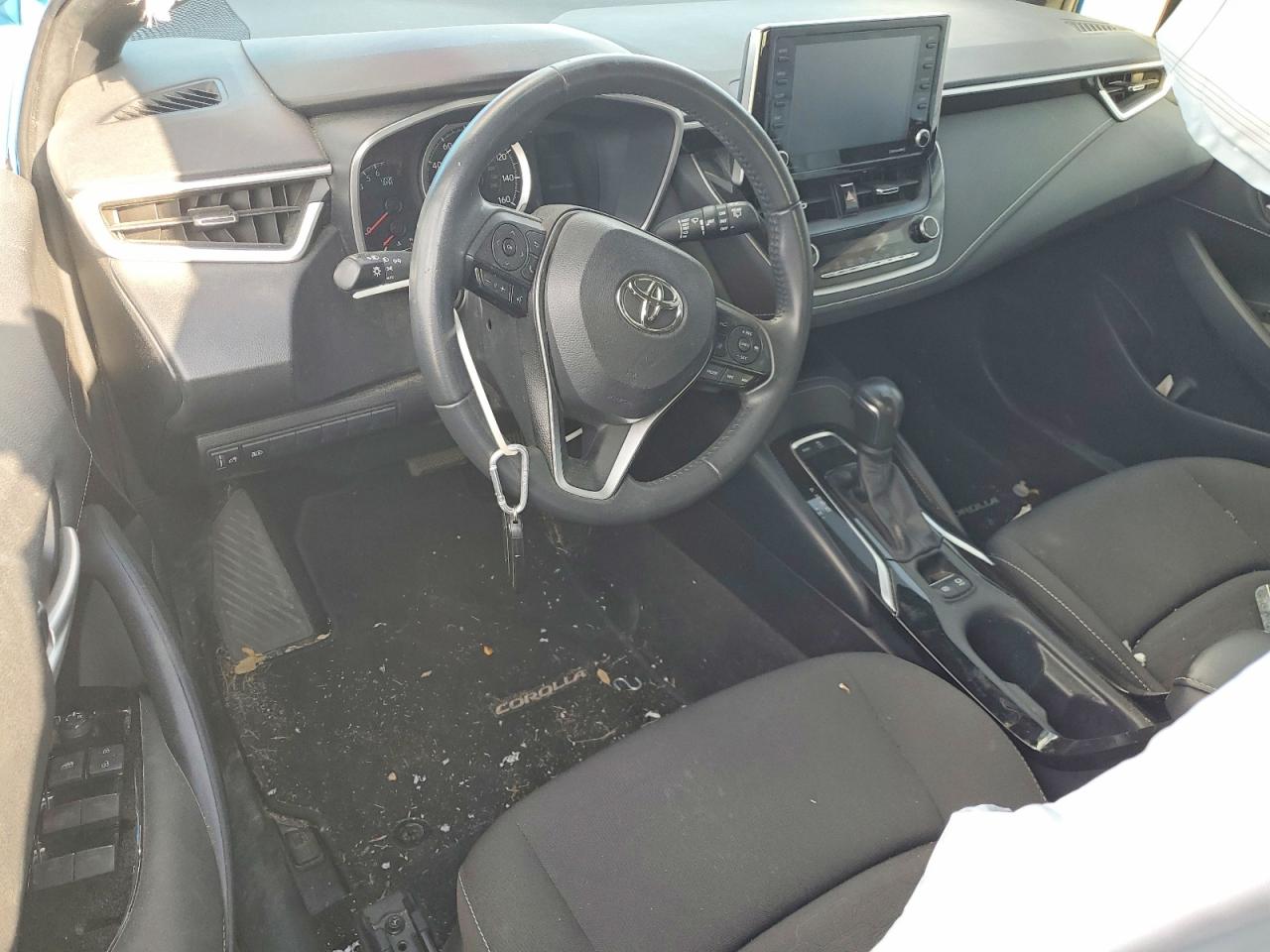 2022 Toyota Corolla VIN JTND4MBE6N3182133 COPART salvage auction — Side, TX - SALVAGE VEHICLE TITLE, sold $4,100 on 2026-07-09 (photo 8)