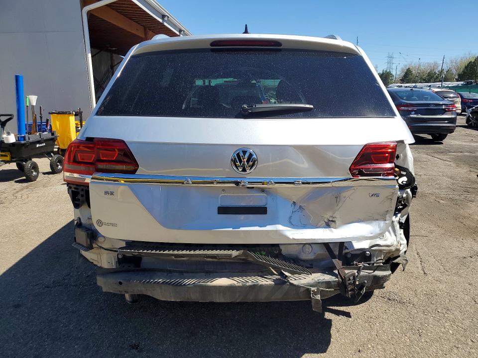 2019 Volkswagen Atlas VIN 1V2WR2CA3KC557291 COPART salvage auction — REAR END, Co - Bill Of Sale-Parts Only, sold $3,400 on 2026-07-09 (photo 6)