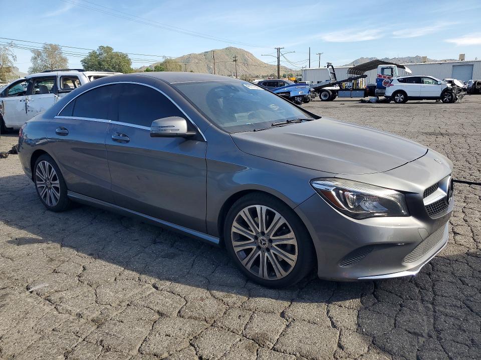 2018 Mercedes-benz Cla-klasse VIN WDDSJ4EBXJN557046 COPART salvage auction — REAR END, Ca - Salvage Certificate, sold $2,600 on 2026-08-03 (photo 4)