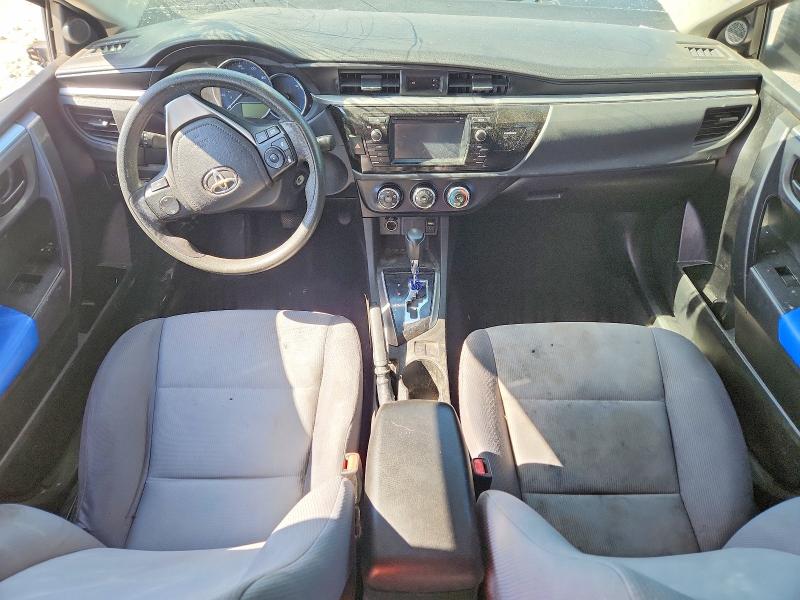 2016 Toyota Corolla VIN 5YFBURHE9GP399833 COPART salvage auction — FRONT END, Tx - Salvage Vehicle Title, sold $1,650 on 2026-07-30 (photo 8)