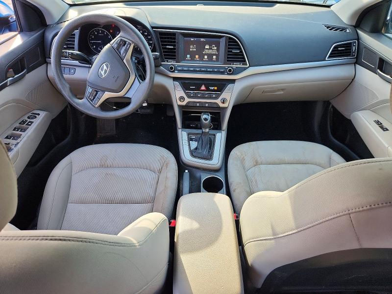2017 Hyundai Elantra VIN KMHD84LF7HU143030 COPART salvage auction — FRONT END, ID - SALVAGE CERTIFICATE OF TITLE, sold $1,550 on 2026-07-27 (photo 8)