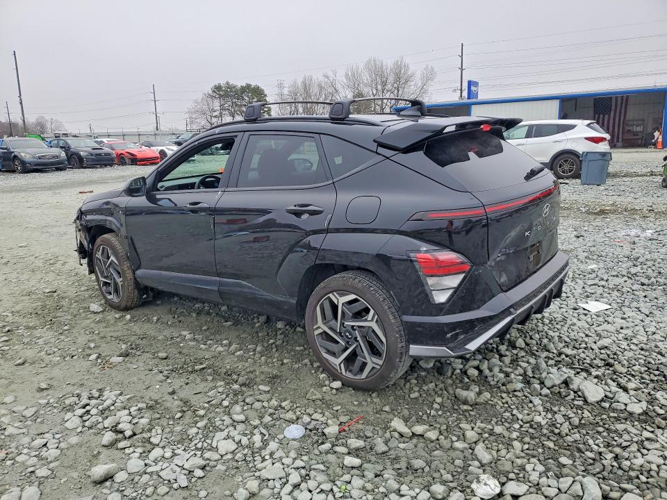 2025 Hyundai Kona VIN KM8HB3A32SU235501 COPART salvage auction — SIDE, Nc - Salvage Certificate Of Title, sold $9,100 on 2026-07-15 (photo 2)