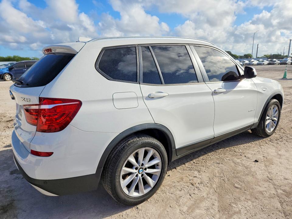 2017 BMW X3 VIN 5UXWZ7C34H0V92706 COPART salvage auction — SIDE, Fl - Cert Of Title Slvg Rebuildable, sold $1,600 on 2026-07-27 (photo 3)
