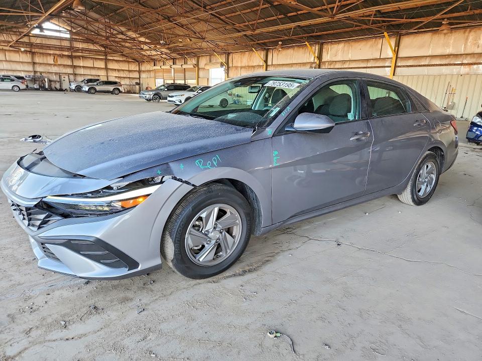 2025 Hyundai Elantra VIN KMHLL4DG3SU025176 COPART salvage auction — FRONT END, AZ - CERT OF TITLE - SALVAGE, sold $4,800 on 2026-07-06 (photo 1)