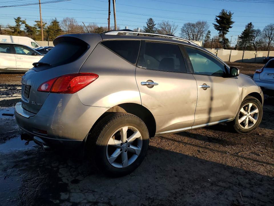 2010 Nissan Murano VIN JN8AZ1MW5AW130311 COPART salvage auction — FRONT END, Pa - Certificate Of Salvage, sold $550 on 2026-07-13 (photo 3)